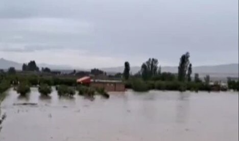 روستای کنگرلو در شهرستان مشگین‌شهر به زیر آب رفت
